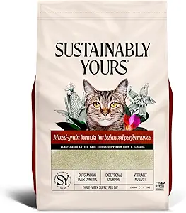 Cat Litter, Mixed-Grain Formula, High-performing