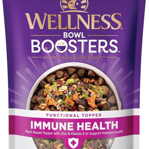 Dogs core bowl for immmune system, Wellness CORE Bowl Boosters, Functional Meal Topper for Immunity, Plant Based, 4 Ounce Bag